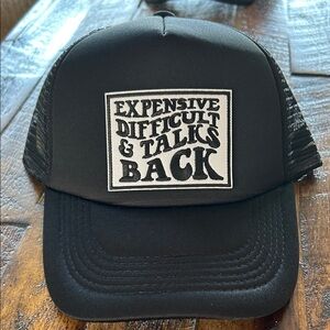 Black SnapBack Trucker Cap with Patch